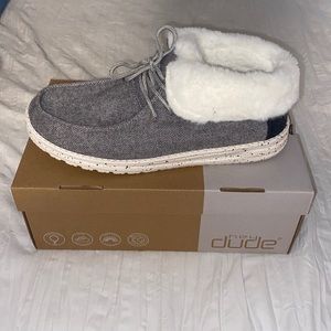 Women's fur lined Hey Dudes